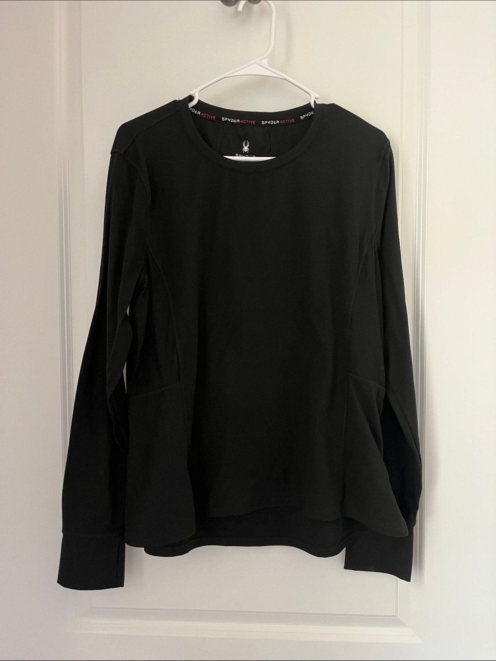 Spyder Women's Black Long Sleeve Performance Tee